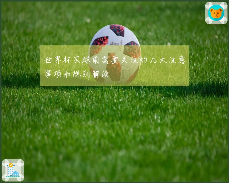 世界杯买球前需要关注的几大注意事项和规则解读